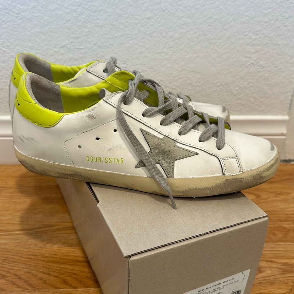 WORN ONCE GOLDEN GOOSE SUPERSTAR SNEAKERS